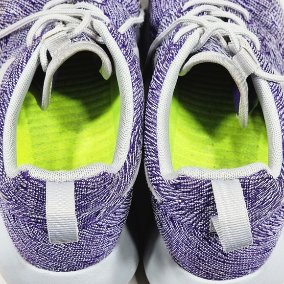 Nike iD Rare Roshe Run 855916-908 Women's Gray Purple Sneakers Shoes Size 7 - Picture 7 of 10